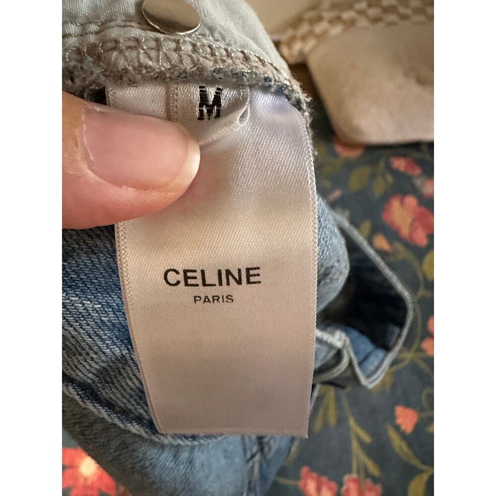 Authentic Celine Straight Leg Ripped Jeans Size Medium - Picture 5 of 6